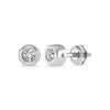 14K White Gold Diamond 1/10 Ct.Tw. Stud Earrings