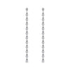 14K White Gold Diamond 3/4 Ct.Tw. Dangle Earrings