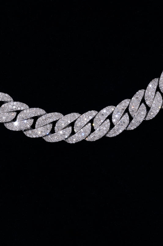 10MM Miami Cuban Link Natural Diamond Chain – 22”