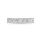 14K White Gold 2 3/8 CT Tw. Princess Shape Lab Grown Diamond Full Eternity Band - Lab Grown Diamond Ring - Alpier Jewelers
