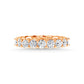 14K Rose Gold 1 1/6 CT Tw. Round Shape Lab Grown Diamond Full Eternity Band - Additional Clever Gem Image 3