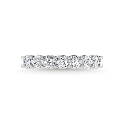 950 Platinum  1 3/4 CT Tw. Round Shape Lab Grown Diamond Full Eternity Band - Lab Grown Diamond Ring - Alpier Jewelers