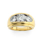 14KY 3ctw F+VS+ Lab Grown Diamond Ring