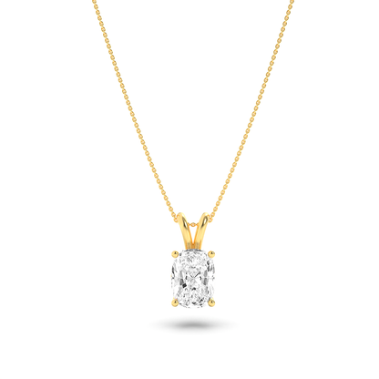 14KY 1ctw F+VS+ Lab Grown Diamond Pendant