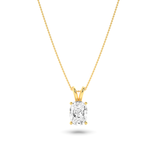 14KY 1ctw F+VS+ Lab Grown Diamond Pendant