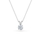 14KW 1ctw F+VVS+ Lab Grown Diamond Pendant