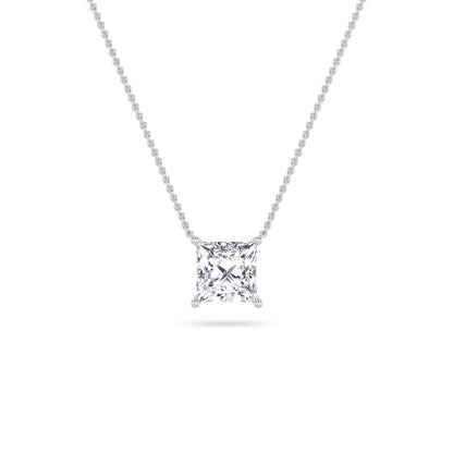 14KW 1ctw F+VS+ Lab Grown Diamond Pendant