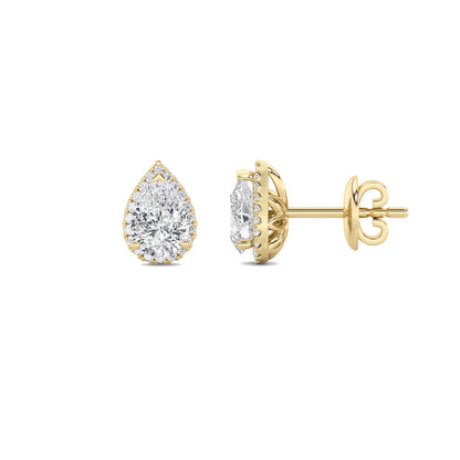 14KY 1ctw F+VVS+ Lab Grown Diamond Earrings