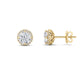 14KY 1ctw F+VS+ Lab Grown Diamond Earrings
