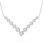 14KW 5ctw F+VVS+ Lab Grown Diamond Necklace