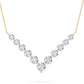 14KY 5ctw F+VS+ Lab Grown Diamond Necklace