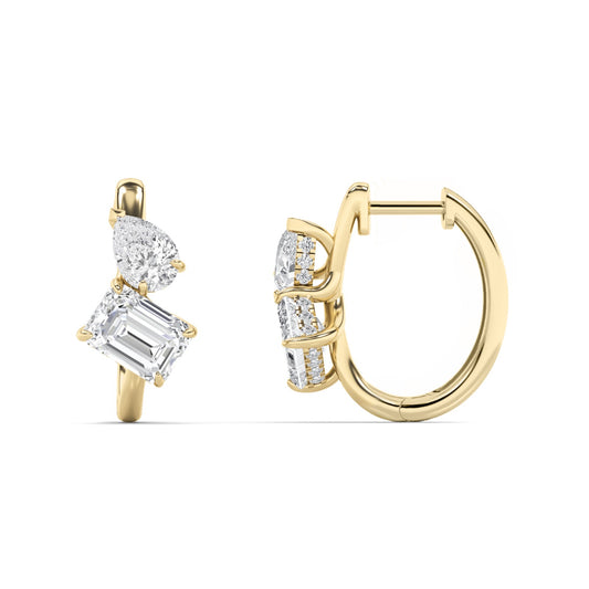 14KY 3ctw G+VS+ Lab Grown Diamond Earrings