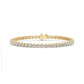 14KY 5ctw F+VS+ Lab Grown Diamond Bracelet