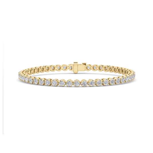 14KY 5ctw F+VS+ Lab Grown Diamond Bracelet