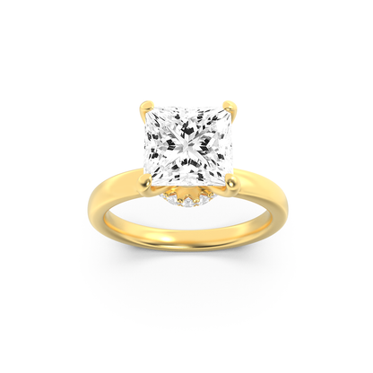 14KY 1ctw F+VS+ Lab Grown Diamond Ring