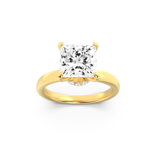 14KY 1ctw F+VS+ Lab Grown Diamond Ring