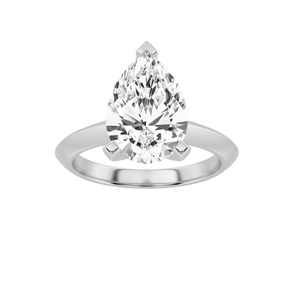 14KW 1ctw F+VS+ Lab Grown Diamond Ring
