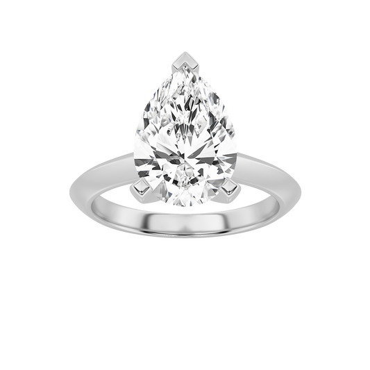 14KW 1ctw F+VS+ Lab Grown Diamond Ring