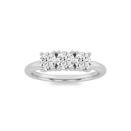 14KW 0.8ctw F+VS+ Lab Grown Diamond Ring