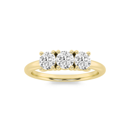 14KY 0.8ctw F+VS+ Lab Grown Diamond Ring