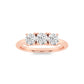 14KR 0.7ctw F+VS+ Lab Grown Diamond Ring