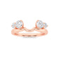 14KR 0.8ctw F+VS+ Lab Grown Diamond Ring