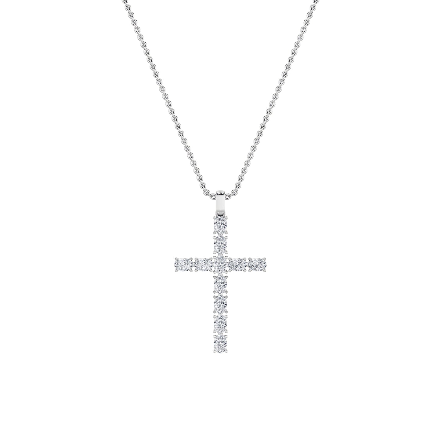 14KW 2.1ctw F+VS+ Lab Grown Diamond Pendant