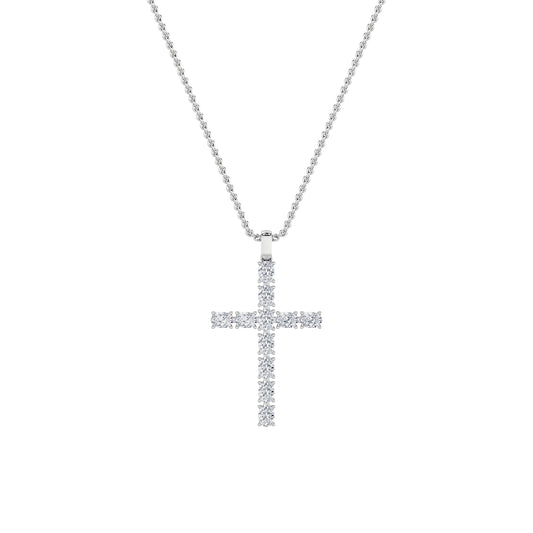 14KW 2.1ctw F+VS+ Lab Grown Diamond Pendant