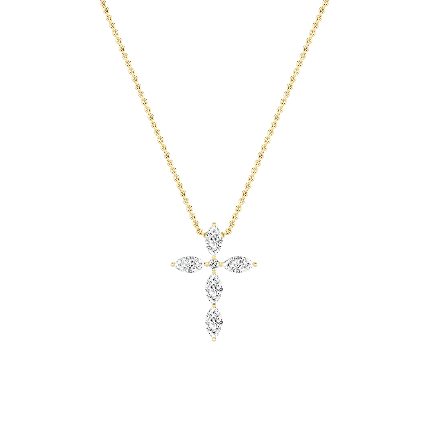 14KY 2ctw F+VS+ Lab Grown Diamond Pendant