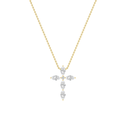 14KY 2ctw F+VS+ Lab Grown Diamond Pendant