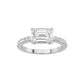 14KW 1.5ctw F+VS+ Lab Grown Diamond Sz 7 Ring
