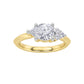 14KY 1.15CTW F+VS+ Lab Grown Diamond Ring