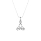 14KW 6.33ctw F+VS+ Lab Grown Diamond Pendant