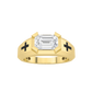 14KY 2ctw [D=2] F+VS+ Lab Grown Diamond Mens Ring