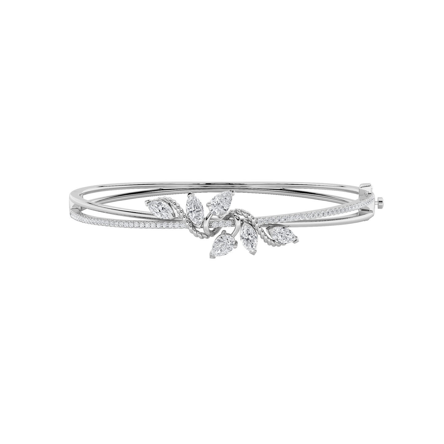 14KW 1.5ctw F+VS+  Lab Grown Diamond Bracelet