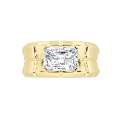 14KY 3.5ctw F+VS+ Lab Grown Diamond Ring