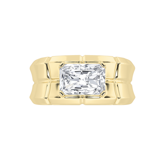 14KY 3.5ctw F+VS+ Lab Grown Diamond Ring