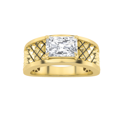 14KY 2ctw F+VS+ Lab Grown Diamond Sz 10 Ring