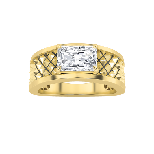 14KY 2ctw F+VS+ Lab Grown Diamond Sz 10 Ring
