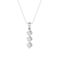 14KW 1ctw [D=17] F+VS+ Lab Grown Diamond Pendant