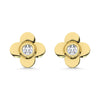 10K Yellow Gold Lab Grown Diamond 1/10 Ct.Tw. Clover Earrings - LG1212Y-E