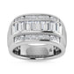 14K White Gold Lab Grown Diamond 2 3/8 Ct.Tw. Mens Ring - Men's Ring