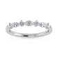 14K White Gold Lab Grown Diamond 1/4 Ct.Tw. Stackable Band - LG1764W