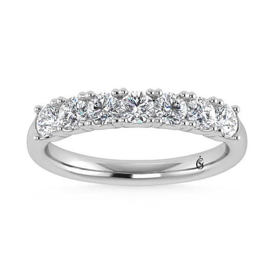 14K White Gold Lab Grown Diamond 7/8 Ct.Tw. Band - LG1791W