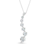 10K White Gold Lab Grown Diamond 1 Ct.Tw. Fashion Pendant