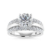 14K White Gold 3 Ct.Tw. Labgrown Diamond Round Shape Engagement Ring - LG1962W-RD-20