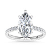 14K White Gold 2 3/8 Ct.Tw. Labgrown Diamond Marquise Shape Engagement Ring - LG1970W-MQ-30