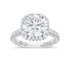 14K White Gold Lab Grown Diamond 5 7/8 Ct.Tw. Engagement Ring - LG1987W-RD-40