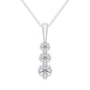 10K White Gold Lab Grown Diamond 1/2 Ct.Tw. Fashion Pendant