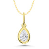 10K Yellow Gold Lab Grown Diamond 1/2 Ct.Tw. Pear Shape Pendant - LG2061Y-P
